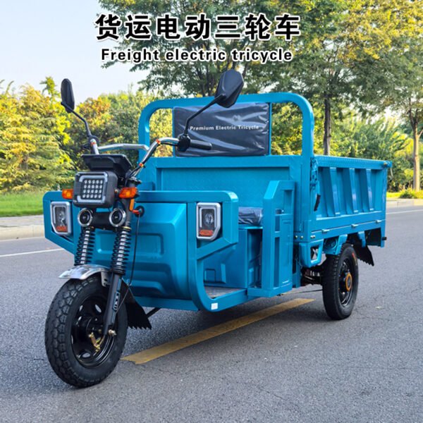 Electric tricycle, household cargo-loading, agricultural factory truck, high-power battery, vehicle-mounted heavy king scooter - Image 4