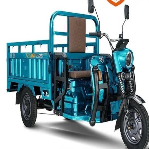Electric freight three-wheeled vehicle cargo truck farm household battery motorcycle tram pearl blue-1.6-meter carriage 1.7-meter carriage - Image 3