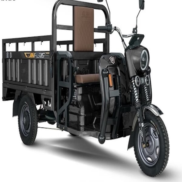 Electric freight three-wheeled vehicle cargo truck farm household battery motorcycle tram pearl blue-1.6-meter carriage 1.7-meter carriage - Image 6